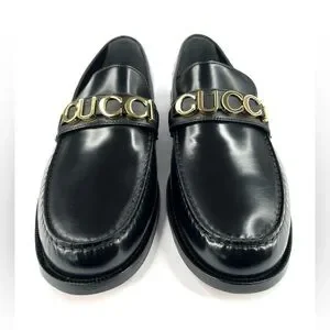 GUCCI Millennial Ribot Metal Logo Moccasin Men Loafers UK 12.5 - US 13 - EU 46.5 Gucci | Shoes | Gucci Millennial Ribot Metal Logo Moccasin  main image 2